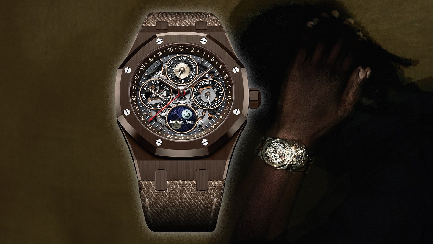 Travis Scott and Audemars Piguet just dropped a sick new Royal Oak Perpetual Calendar