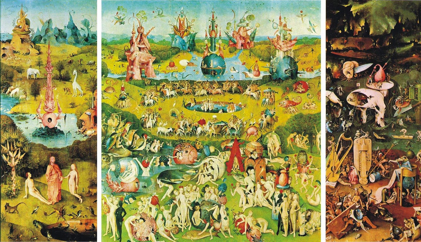 The Tower of Babel | Garden of earthly delights, Hieronymous bosch ...