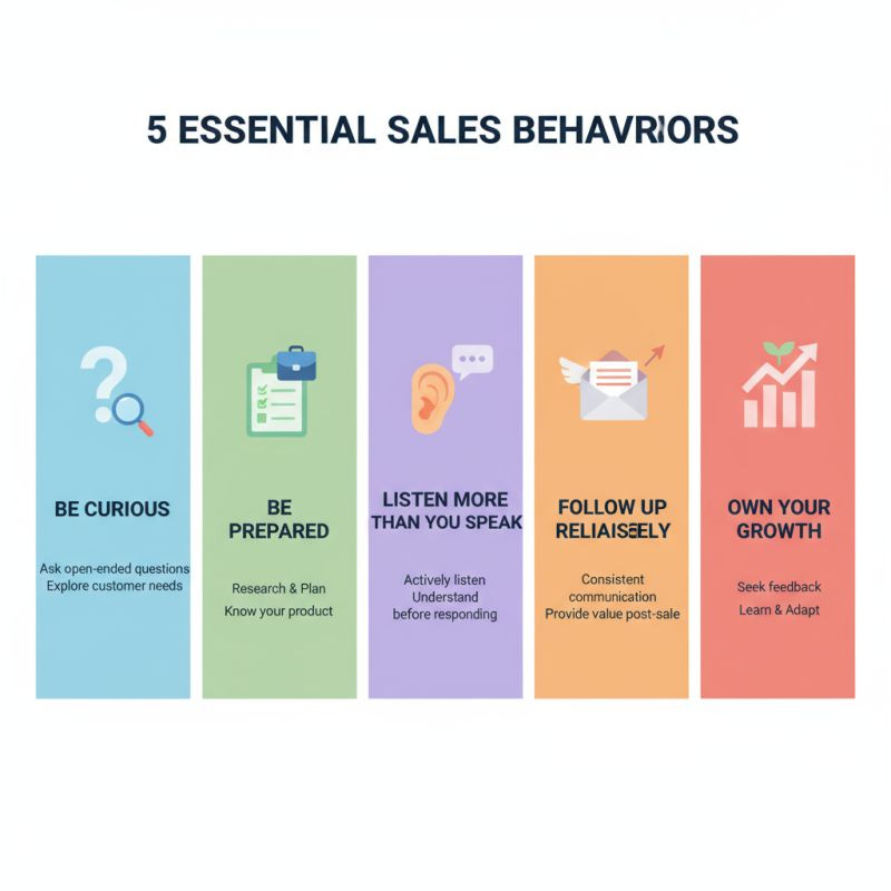 5 Essential Sales Behaviors for New Salespeople | Bharath Mutt posted on  the topic | LinkedIn