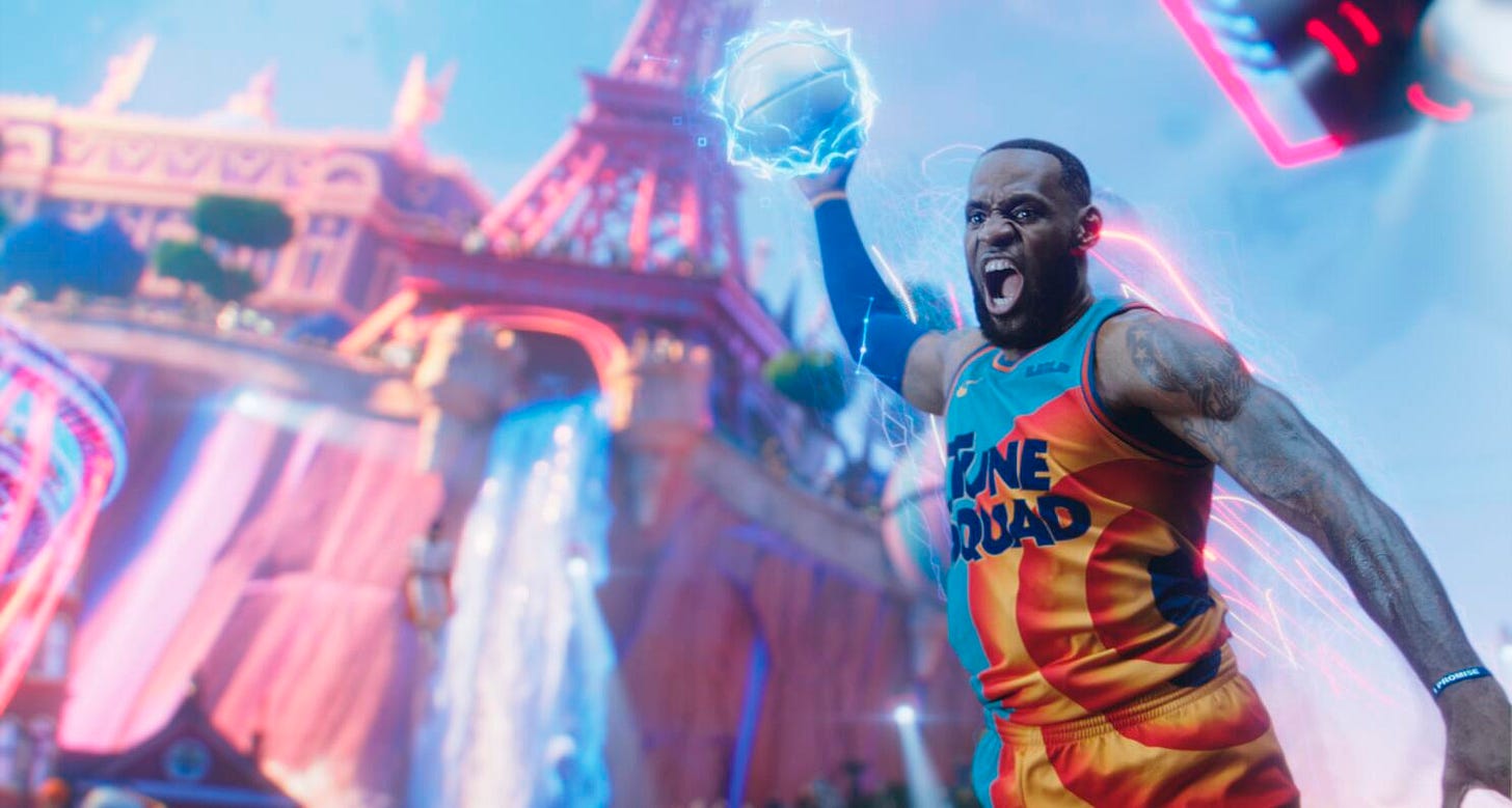 Space Jam: A New Legacy' review: LeBron James lost in CGI mess - Los  Angeles Times