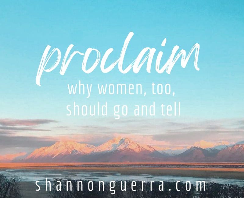 proclaim