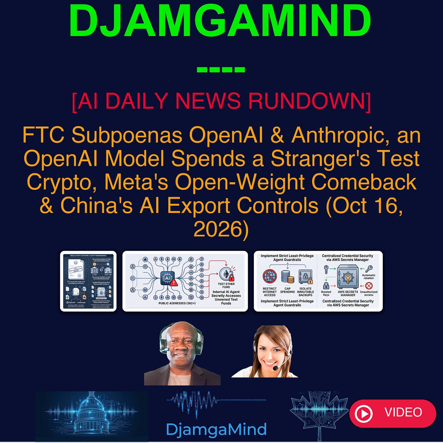 [AI DAILY NEWS RUNDOWN] FTC Subpoenas OpenAI & Anthropic, an OpenAI ...