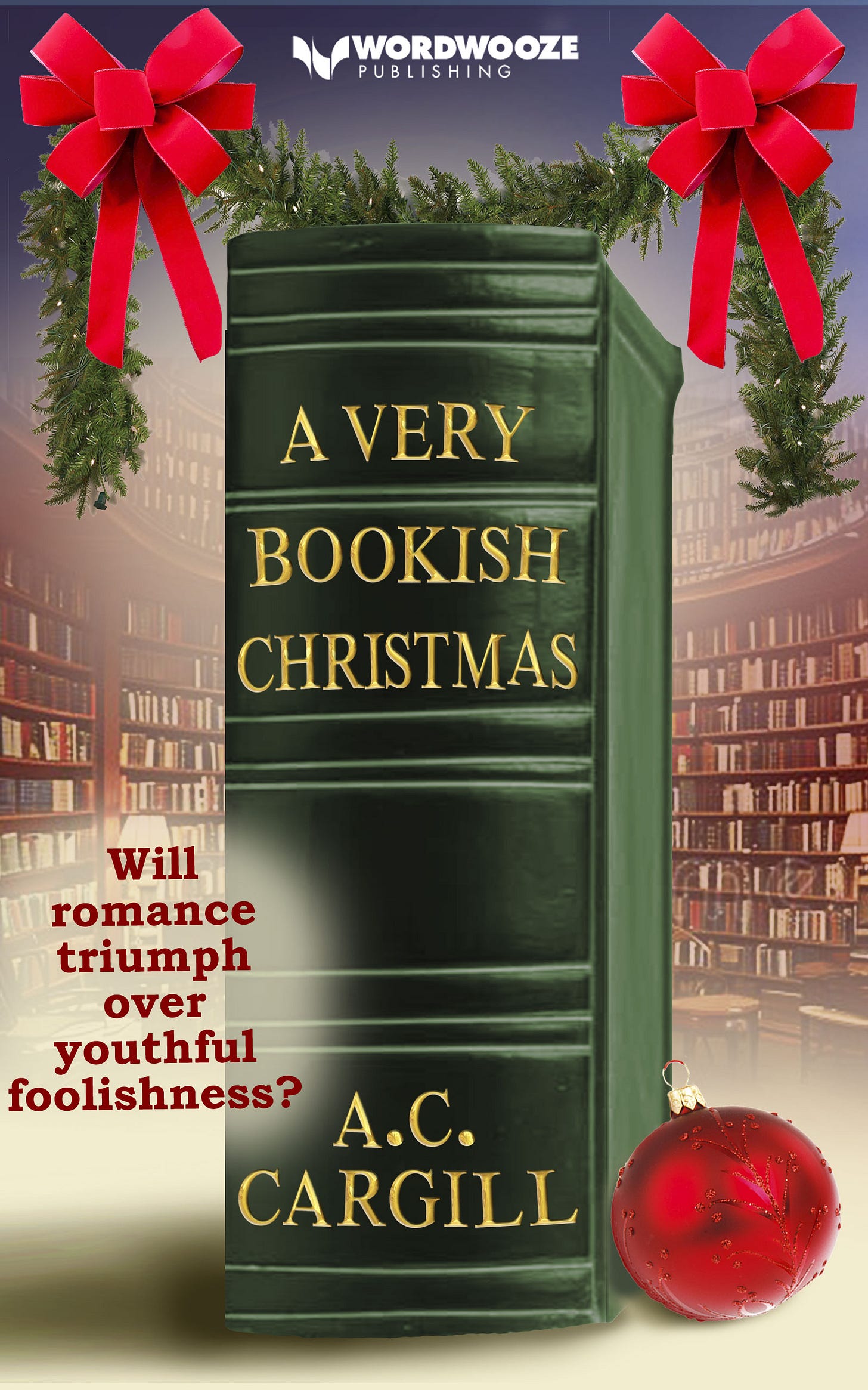 A Very Bookish Christmas by A.C. Cargill (c) 2025, all rights reserved