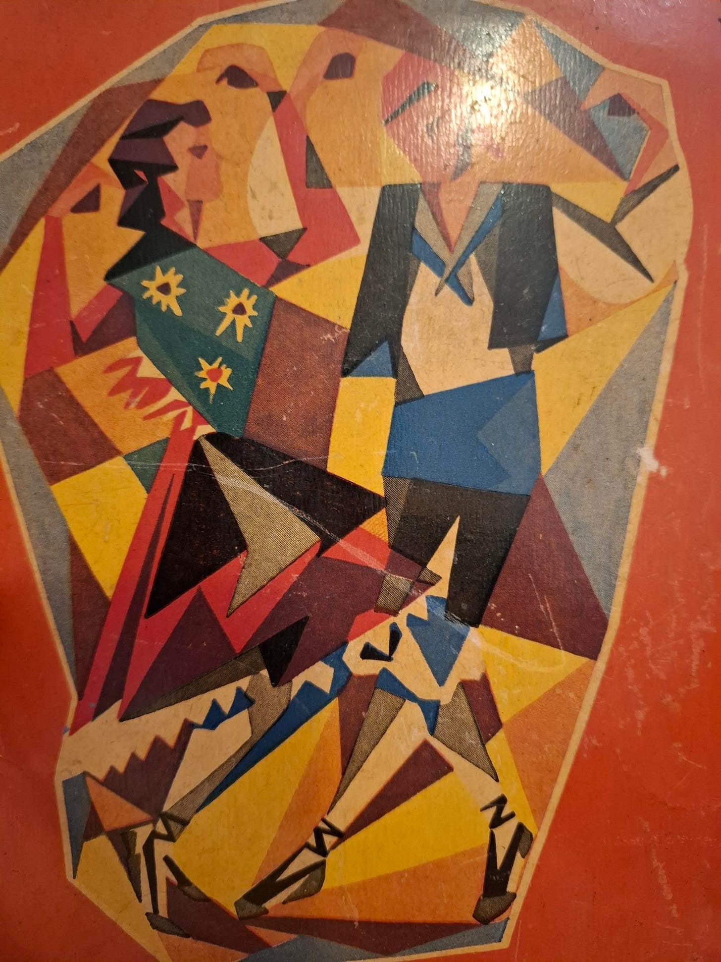 An illustration of two Spanish people dancing An illustration of two Spanish people dancing