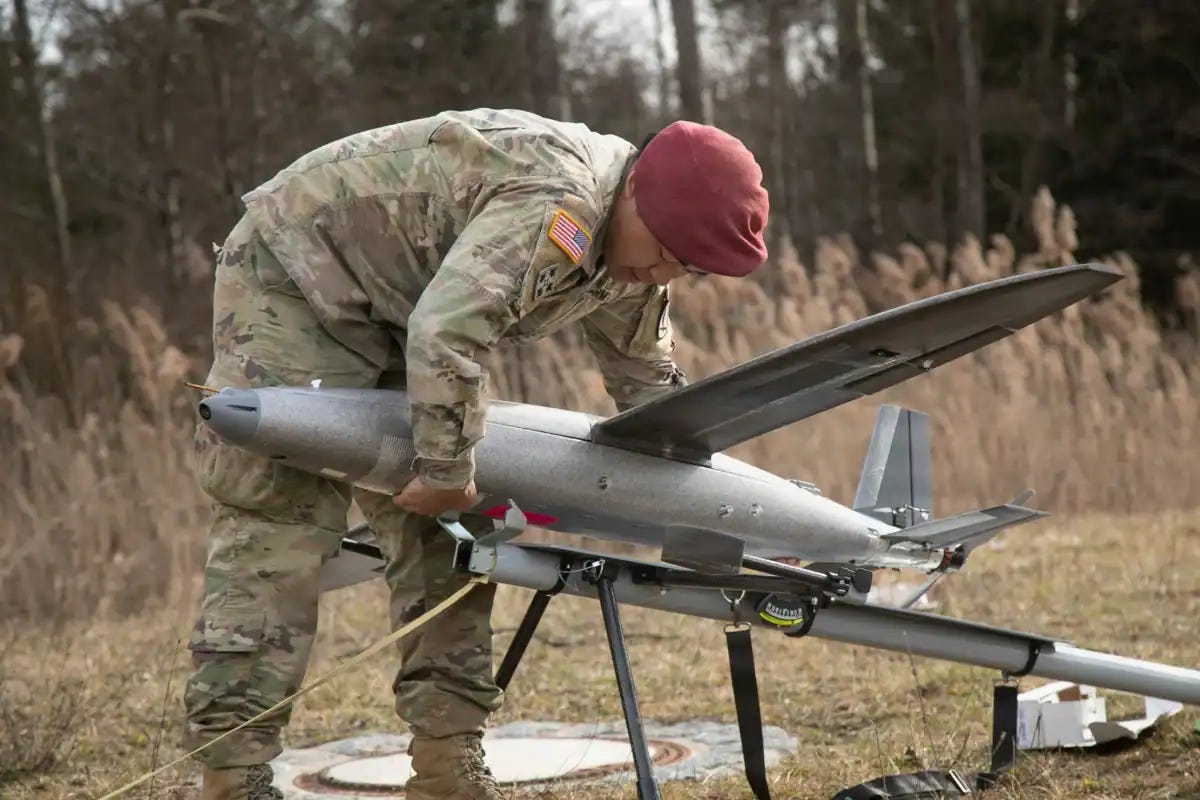 Preparations for the launch of the Hornet kamikaze drone in Germany. March 2026. Photo credits: Thomas Dixon