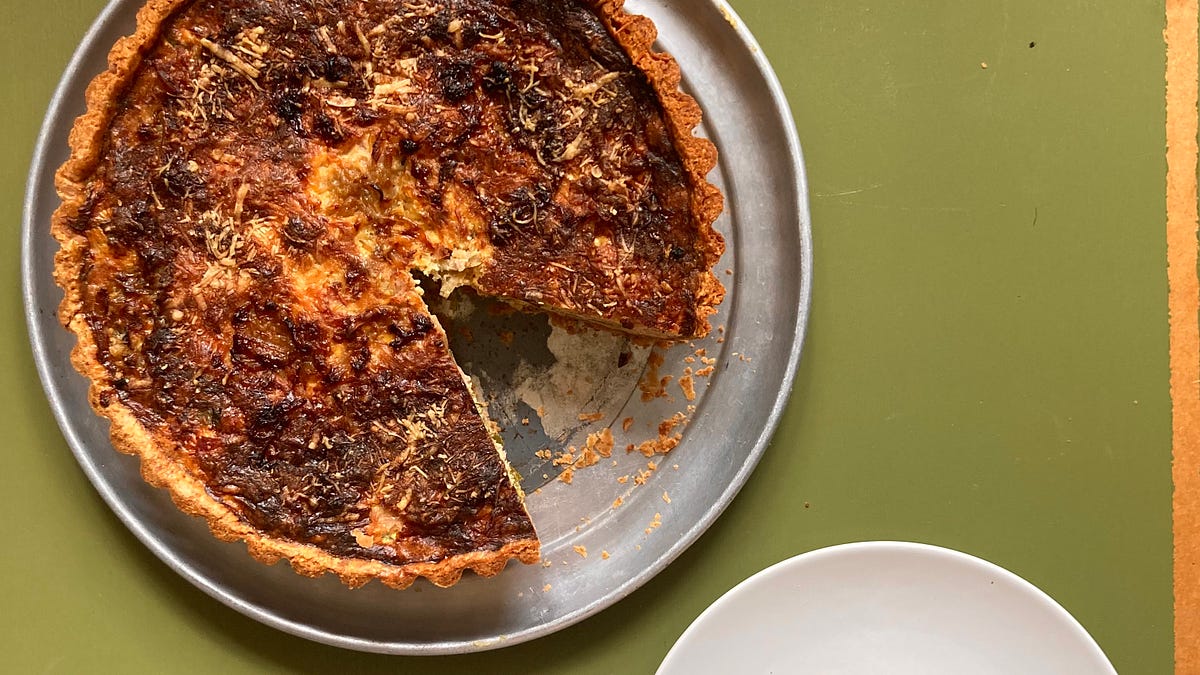 Kitchen Project #30: Buttery onion tart - by Nicola Lamb