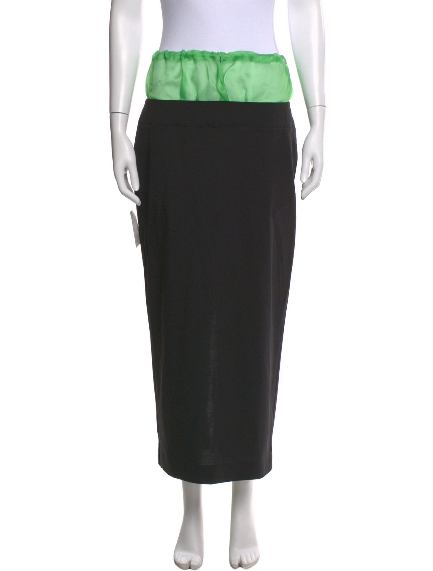 Virgin Wool Midi Length Skirt Virgin Wool Midi Length Skirt