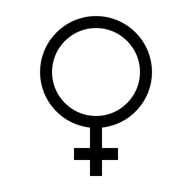 Female with solid fill