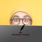 See me, but do not look at me. 