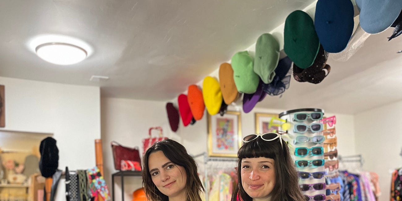 Rocking out to vintage textiles with Kylee Kienitz and Lou Lou Rosenthal