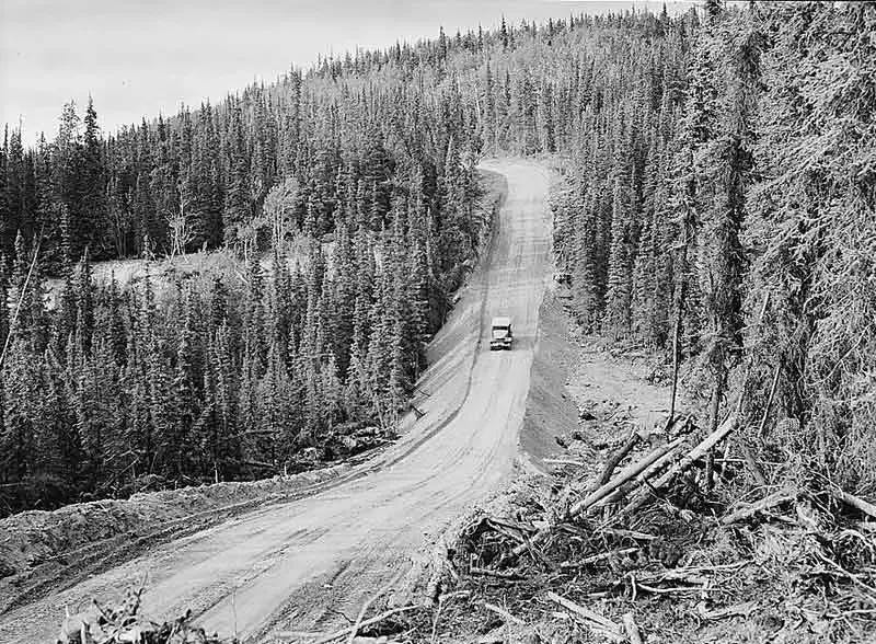 Old Alaska Highway.