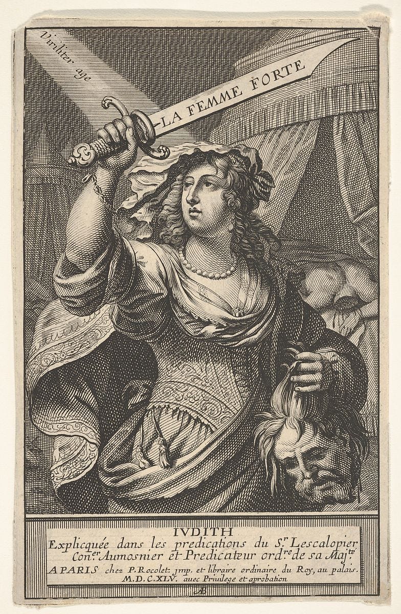 Judith and Holofernes, Abraham Bosse (French, Tours 1602/04–1676 Paris), Engraving Judith and Holofernes, Abraham Bosse (French, Tours 1602/04–1676 Paris), Engraving
