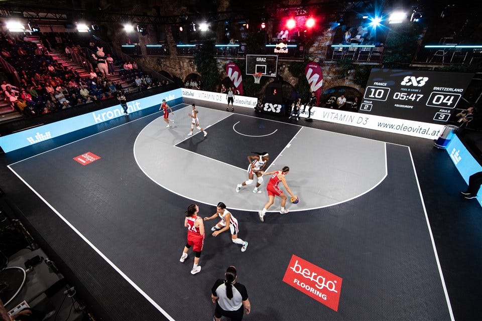 FIBA Approved Bergo 3x3 outdoor flooring making a splash in communities -  FIBA.basketball