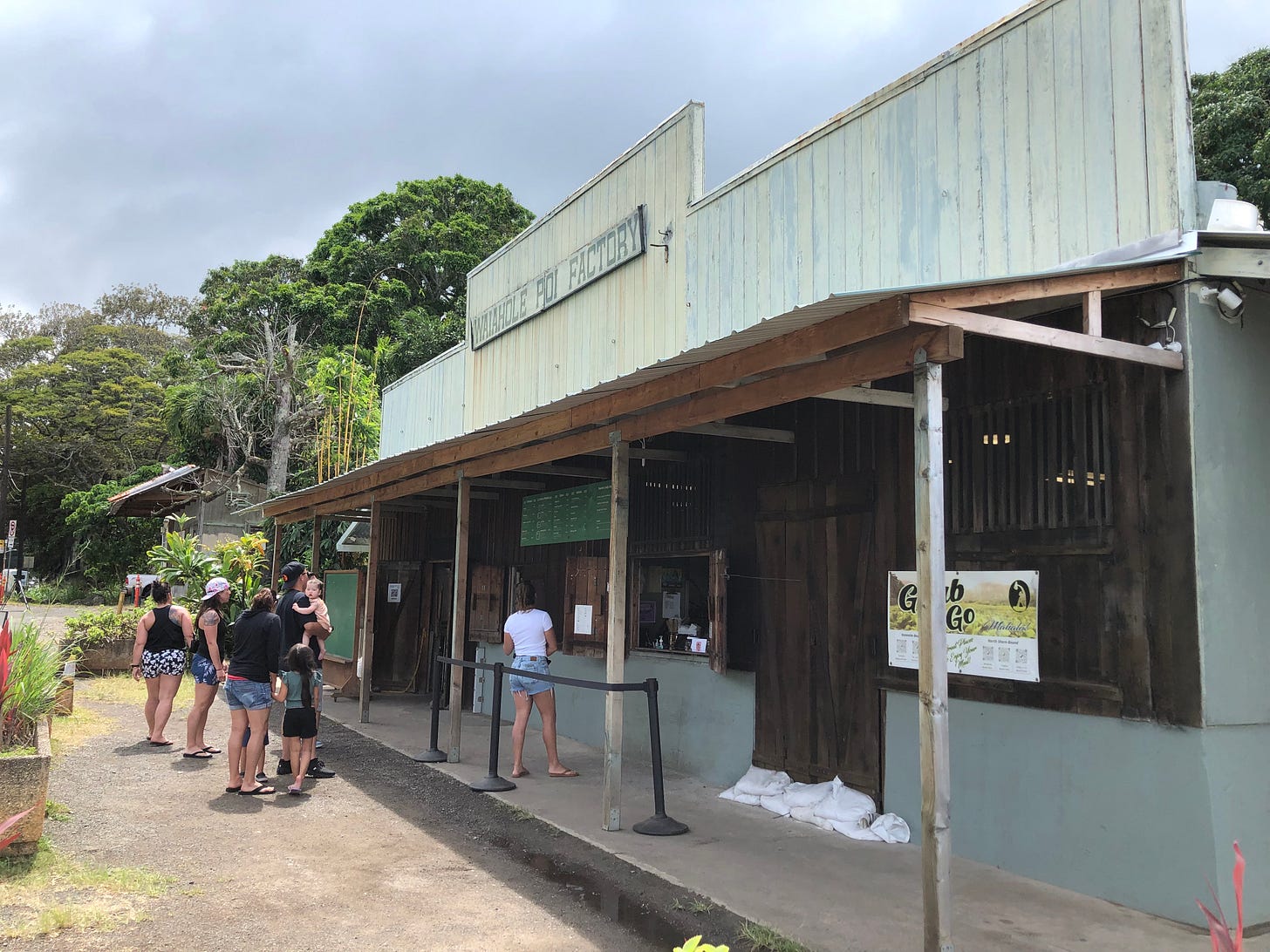 Waiahole Poi Factory front.