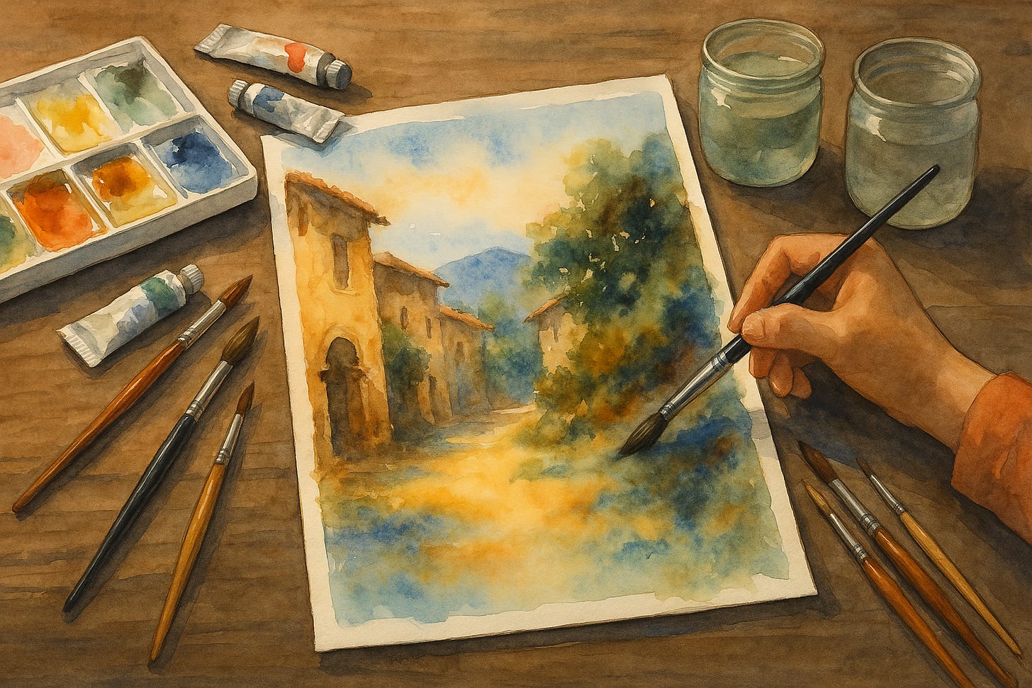 Gradually Mix How to Create Soft Blends and Gradients in Watercolor