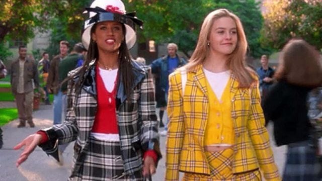 Yellow Plaid Jacket and Skirt of Cher (Alicia Silverstone) in Clueless |  Spotern