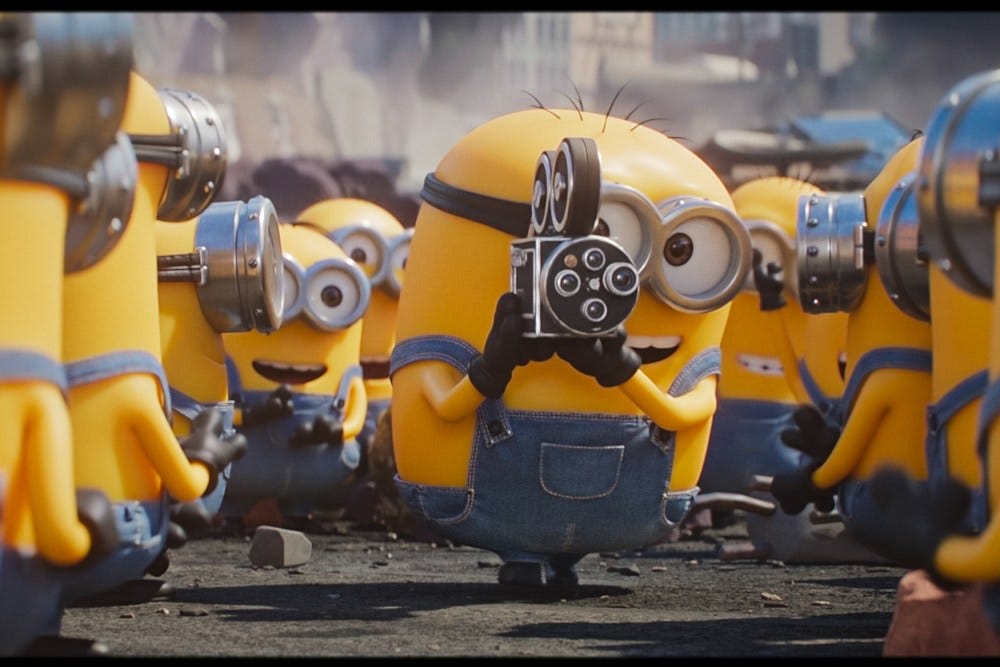 Minions and Monsters' Easter Eggs, From 'Citizen Kane' to 'The Blob' Minions and Monsters' Easter Eggs, From 'Citizen Kane' to 'The Blob'