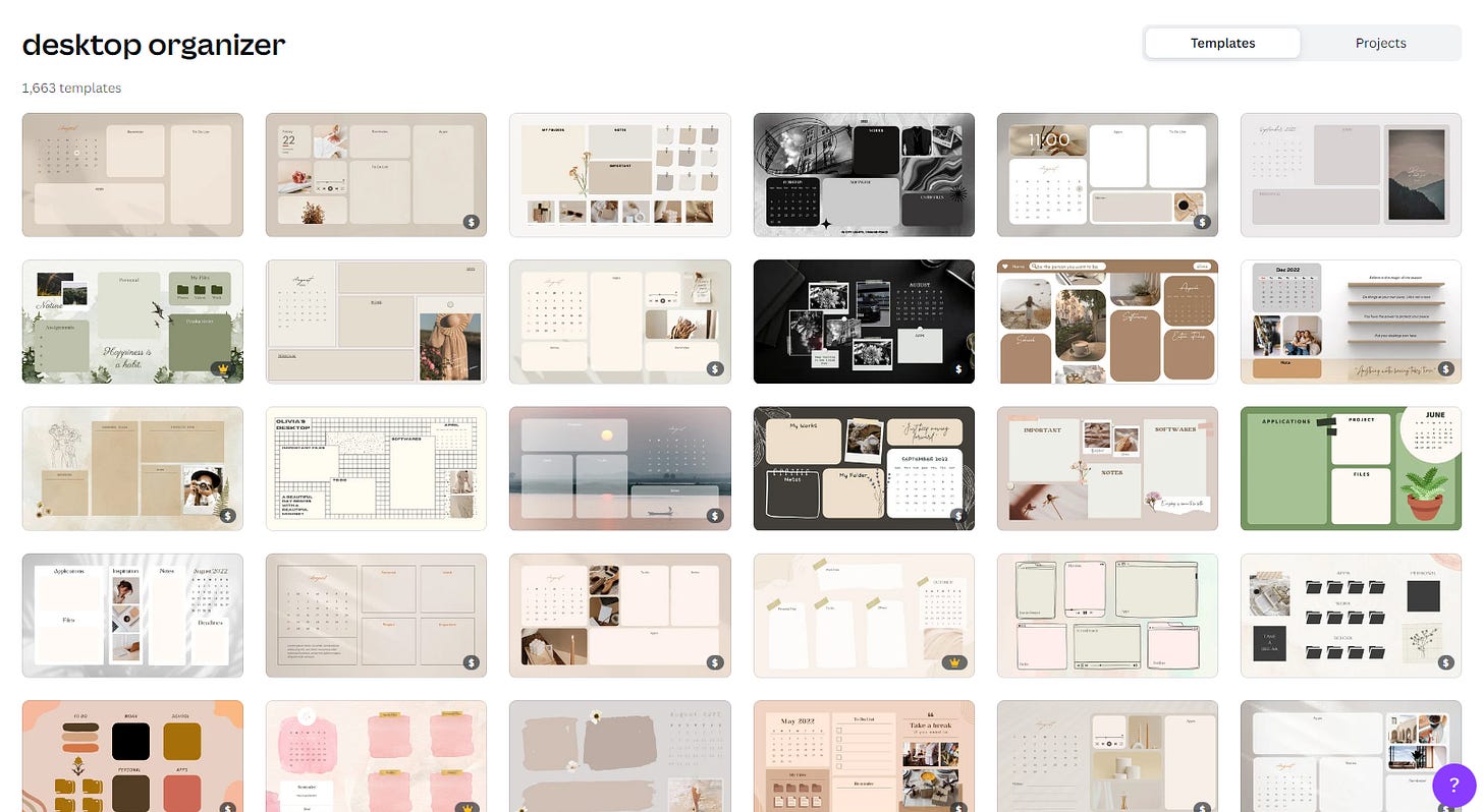 Productive Aesthetics #1: Desktop Organization