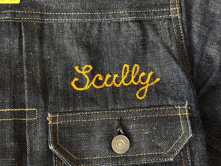 Chainstitch embroidery examples by Ben Goetting 