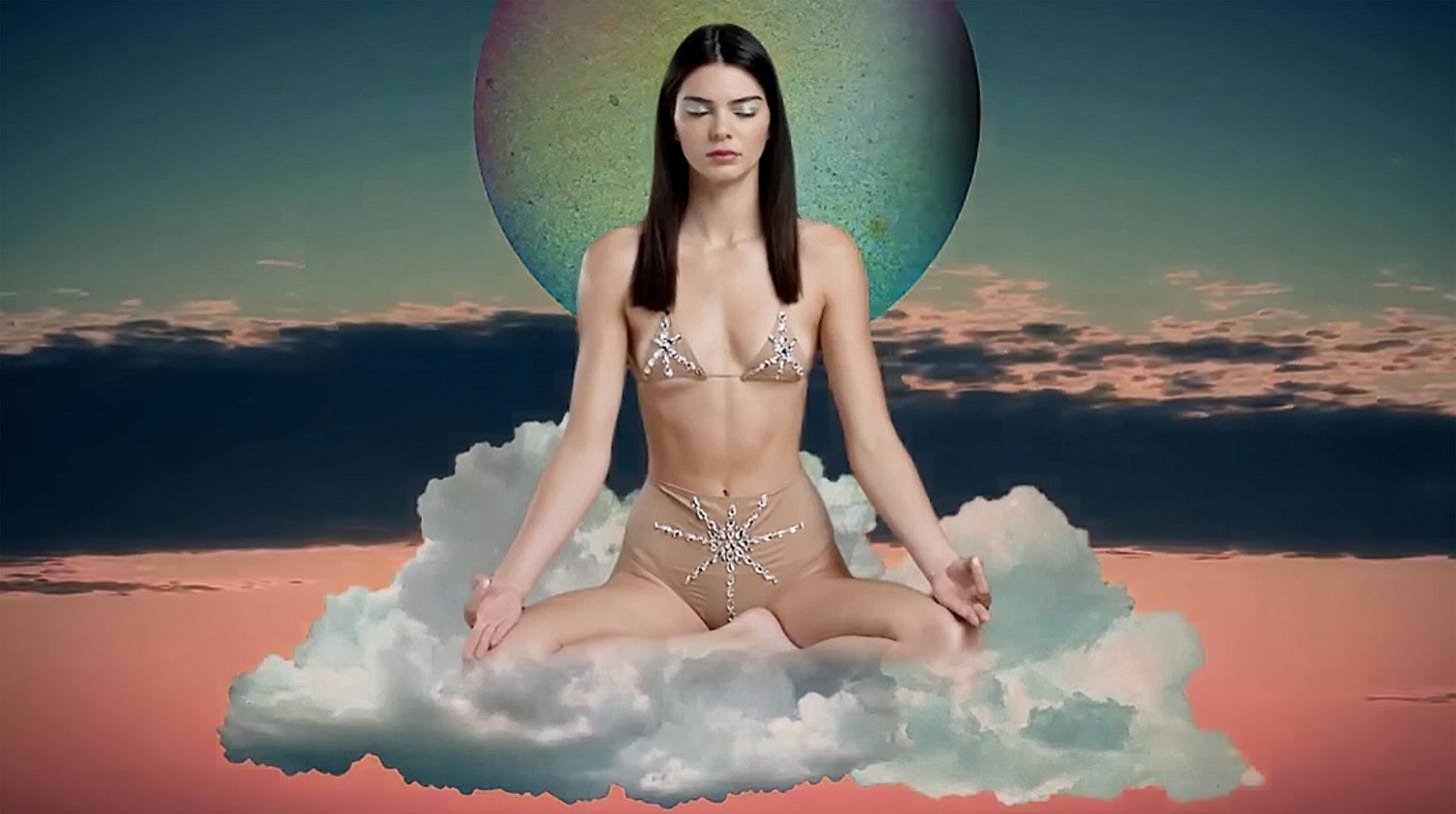 Kendall Jenner Meditates in a Bikini for Love Advent's Final Video - Just  Jared - Celebrity News and Gossip | Entertainment