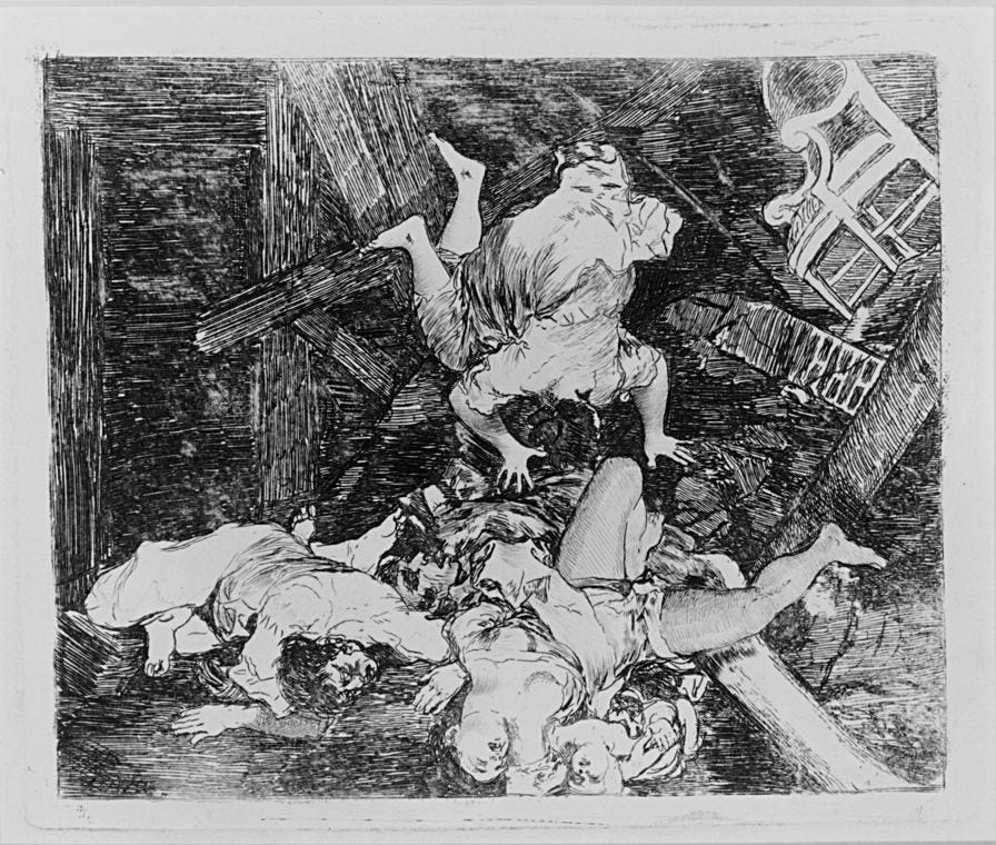 aquatint print
