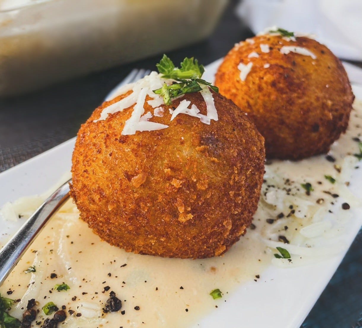 Cacio e Pepe Arancini's - Lexus Rutherford