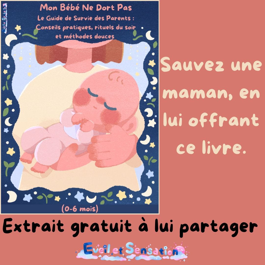 Extrait gratuit du guide du sommeil bébé 0 à 6 mois - Éveil et SensationExtrait gratuit du guide du sommeil bébé 0 à 6 mois - Éveil et Sensation