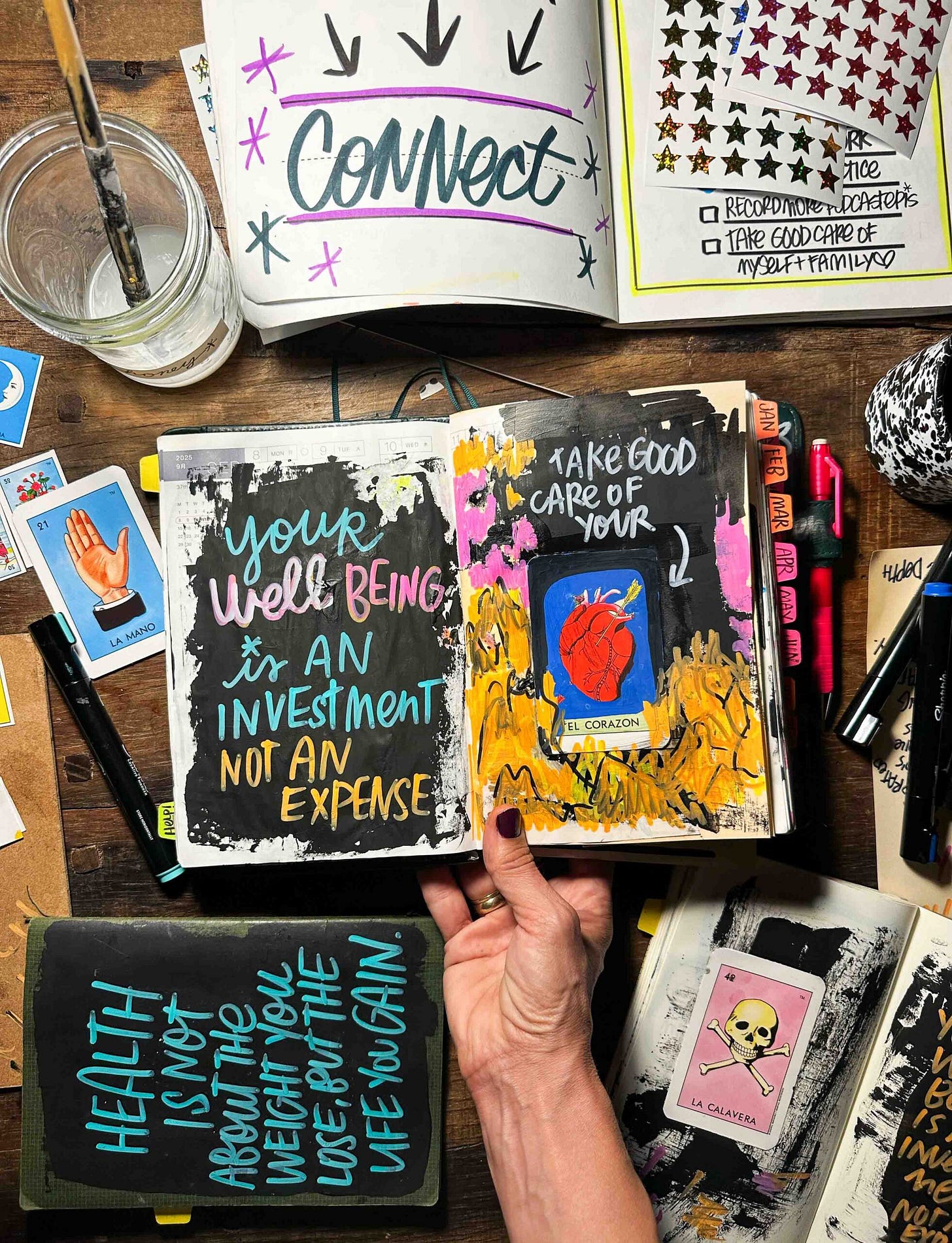 I love list/ hobonichi cousin by Tracy Benjamin of The Handwriting Club