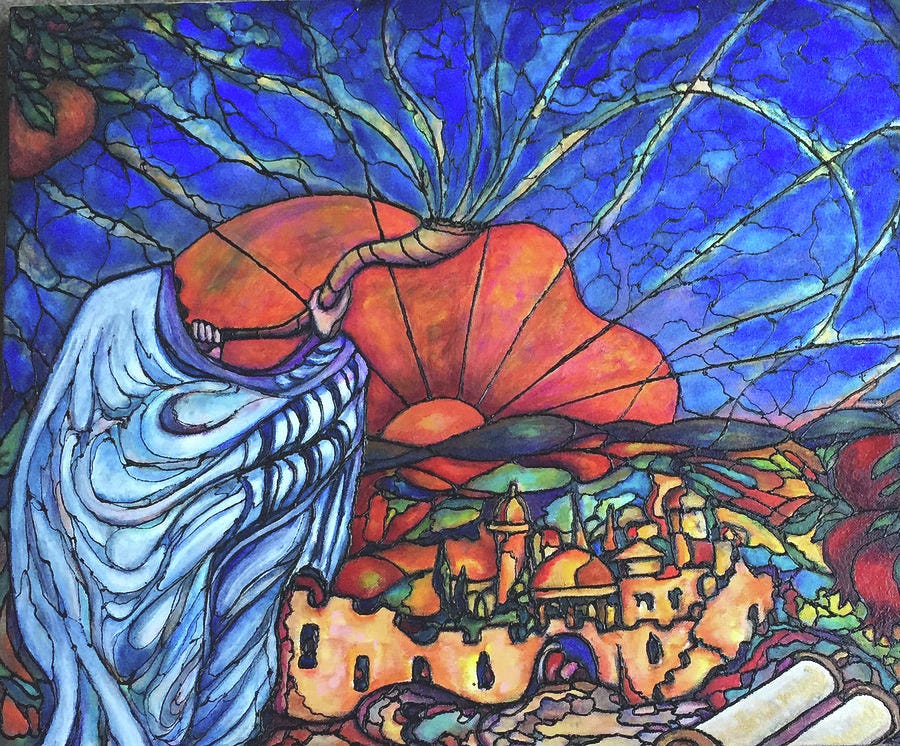 Shofar Painting by Rae Chichilnitsky - Pixels