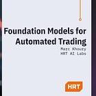 HRT Trains AI Models on Trading Data