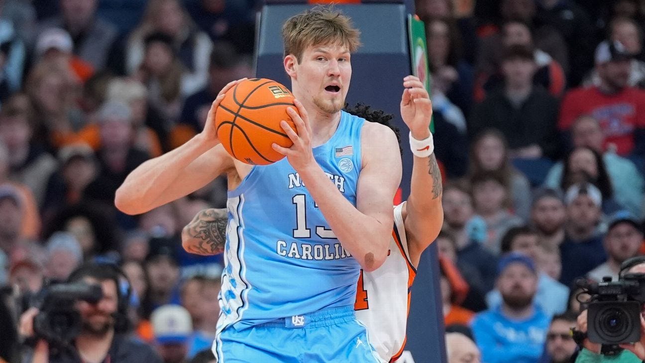 Henri Veesaar gives UNC lift in return after two-game absence - ESPN