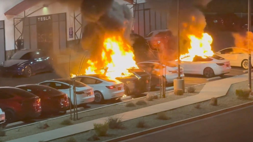 Attorney general calls Tesla arson attacks 'nothing short of domestic  terrorism' - ABC News