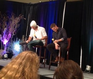 Jared and Jensen lose it onstage