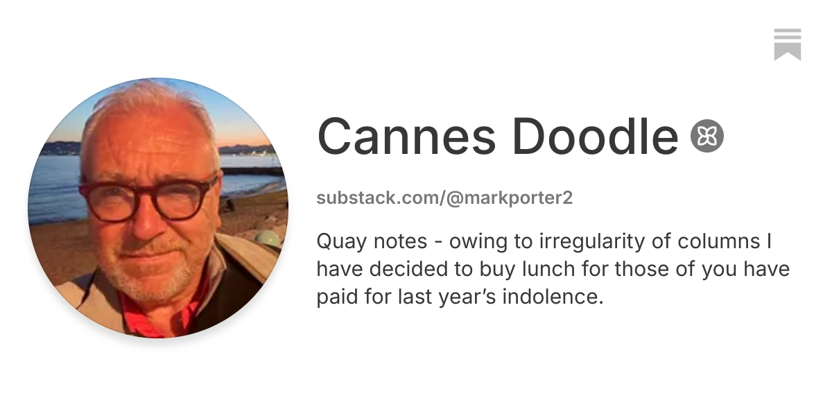 Cannes Doodle | Substack