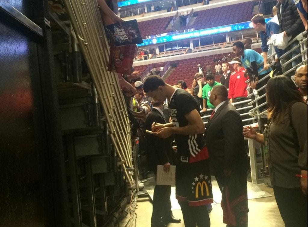 Ben simmons signing Ben simmons signing