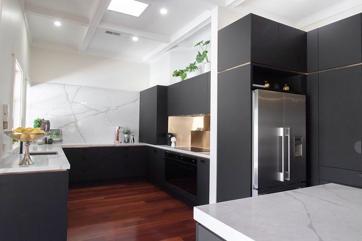 a luxury kitchen in Adelaide designed by Plush Design Interiors