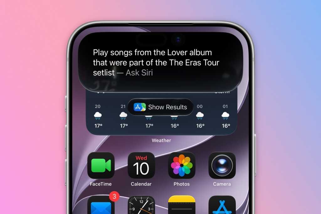 Asking Siri AI to get Eras Tour songs from Lover album Asking Siri AI to get Eras Tour songs from Lover album