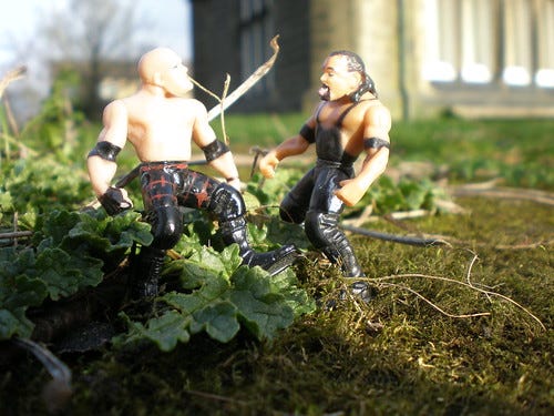WWE Undertaker and Kane Having a Chat WWE Undertaker and Kane Having a Chat