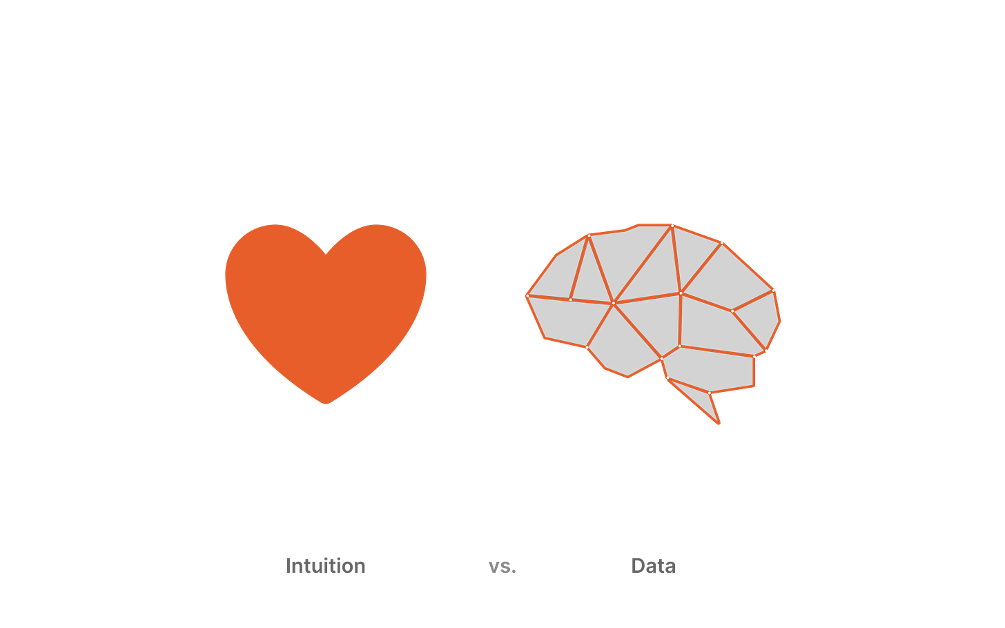 Intuition vs. Data in product design Intuition vs. Data in product design