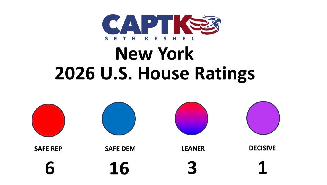 Race for the House: New York Overview and Seat Ratings