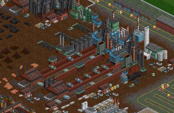 OpenTTD 游戏图 OpenTTD 游戏图