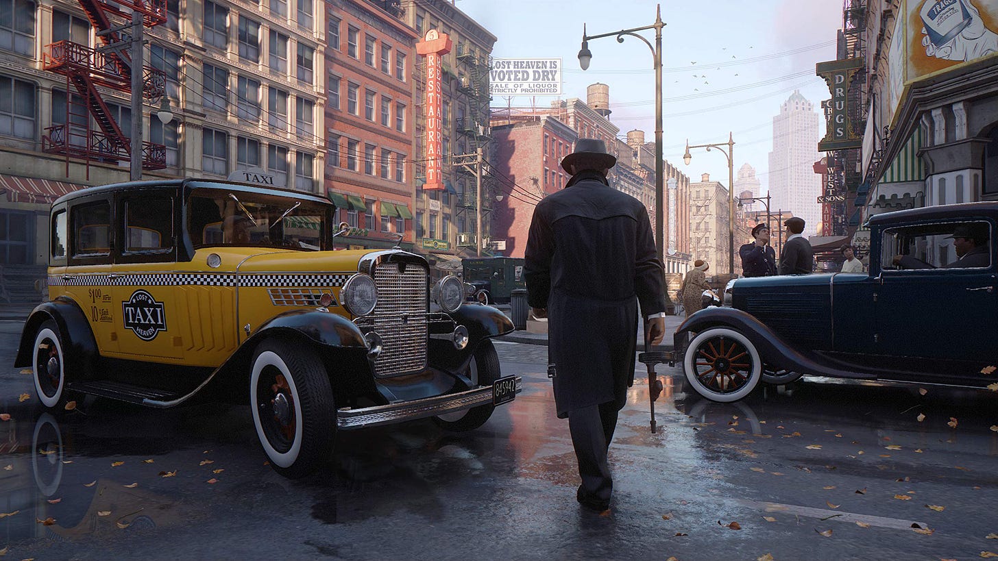new york gangster street taxi