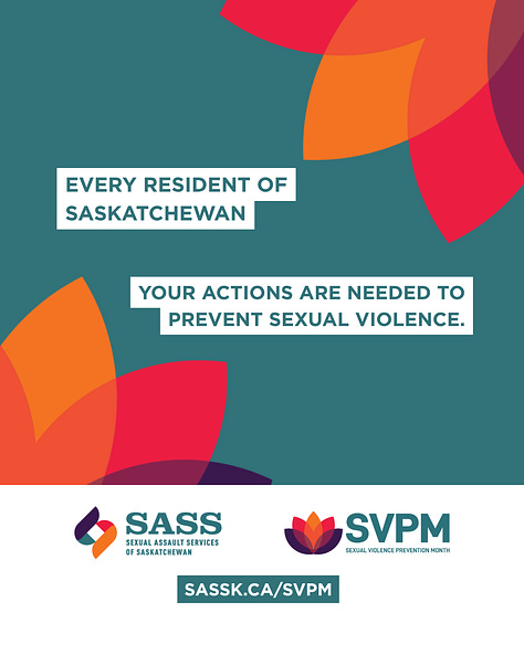 The Sexual Violence Prevention Month (SVPM) 2026 Digital Toolkit graphics.