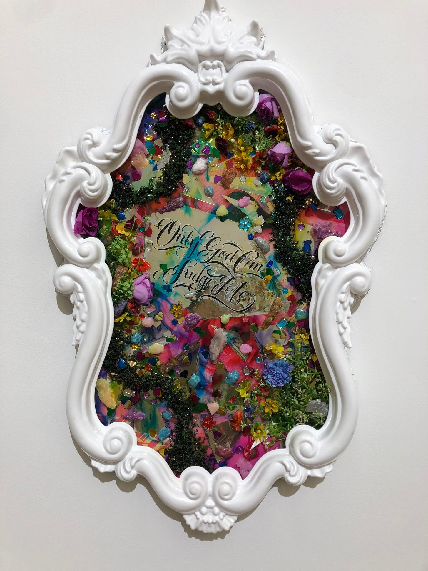 “Only God Can Judge Me” (2022), by Wong Ka-ying, is included in “Myth Makers – Spectrosynthesis III”. Photo: Enid Tsui