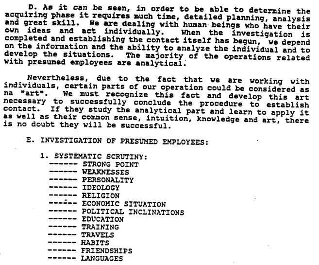 Text from a School of the Americas Manual
