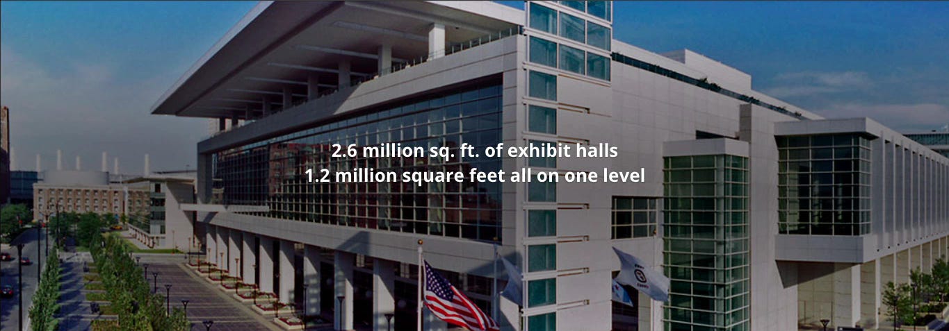 McCormick Place, a conference center in Chicago