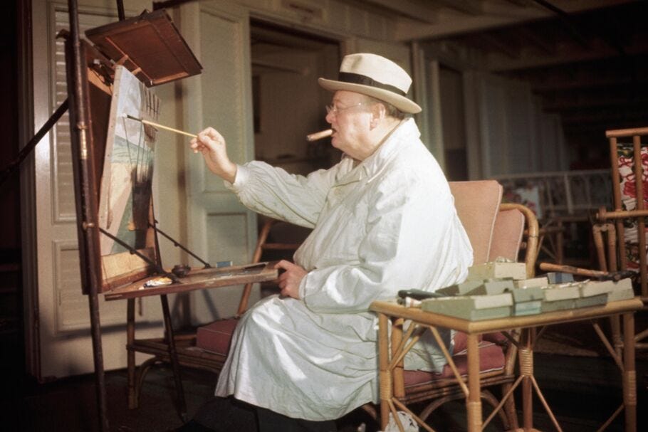 When He Wasn't Making History, Winston Churchill Made Paintings | Artsy