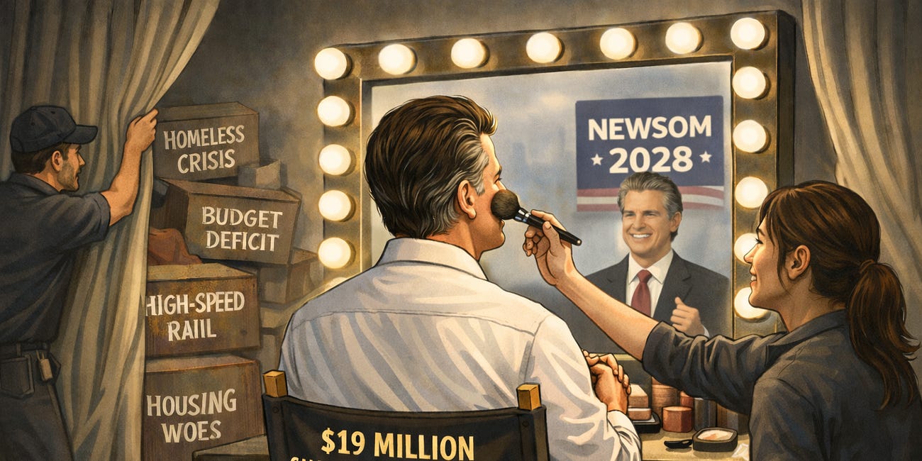 Next Phase Of Newsom For President Campaign — A Taxpayer Funded $19 Million PR Plan For California