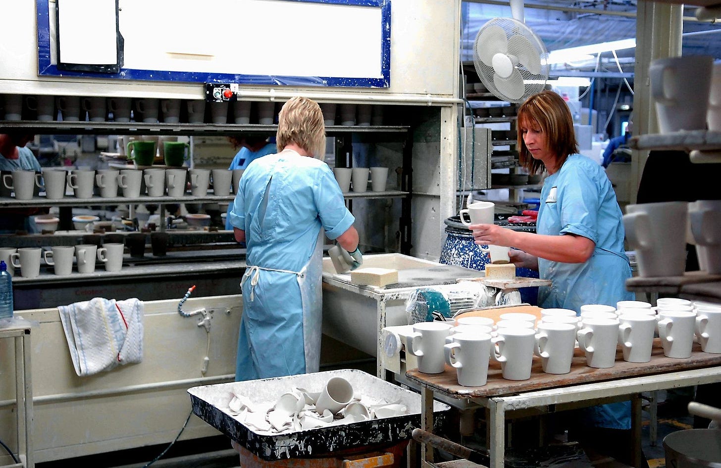 On the Job: 25 photographs of people at work at Churchill China - The  Sentinel