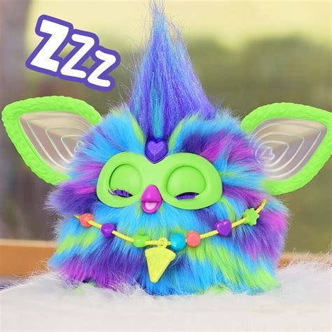 Furby Galaxy Glow in the Dark Interactive Plush Toy - English Edition ...